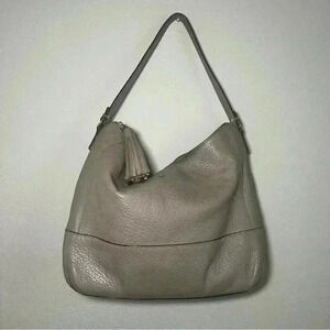 Kate Spade Southport Ave Grey Leather Cathy Hobo